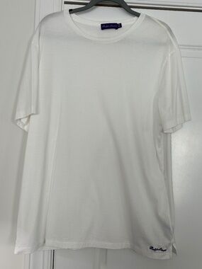 Ralph Lauren Purple Label Men's White Short Sleeve T-Shirt
